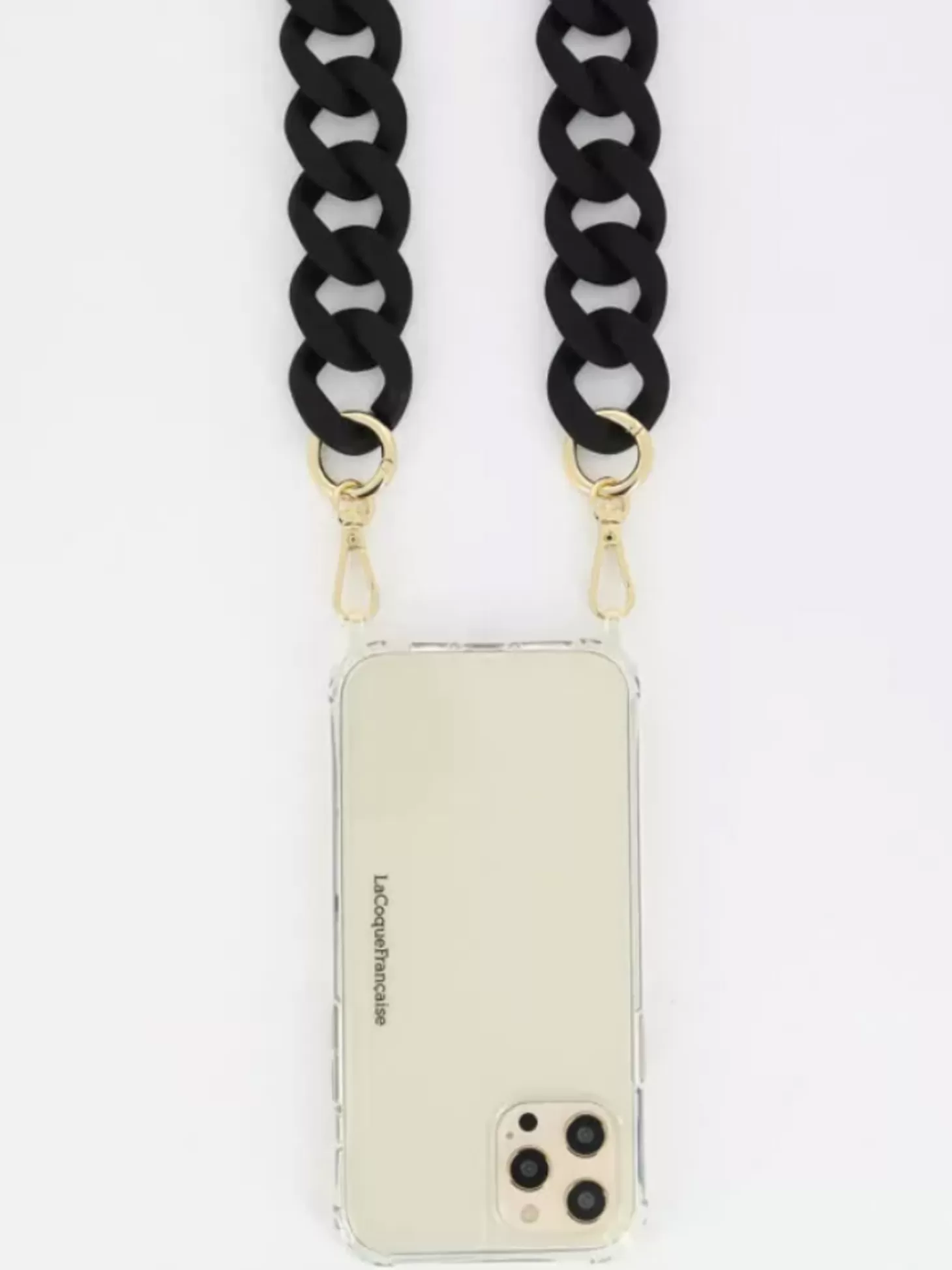 LA COQUE FRANCAISE ALICE PHONE CHAIN MATTE BLACK Store