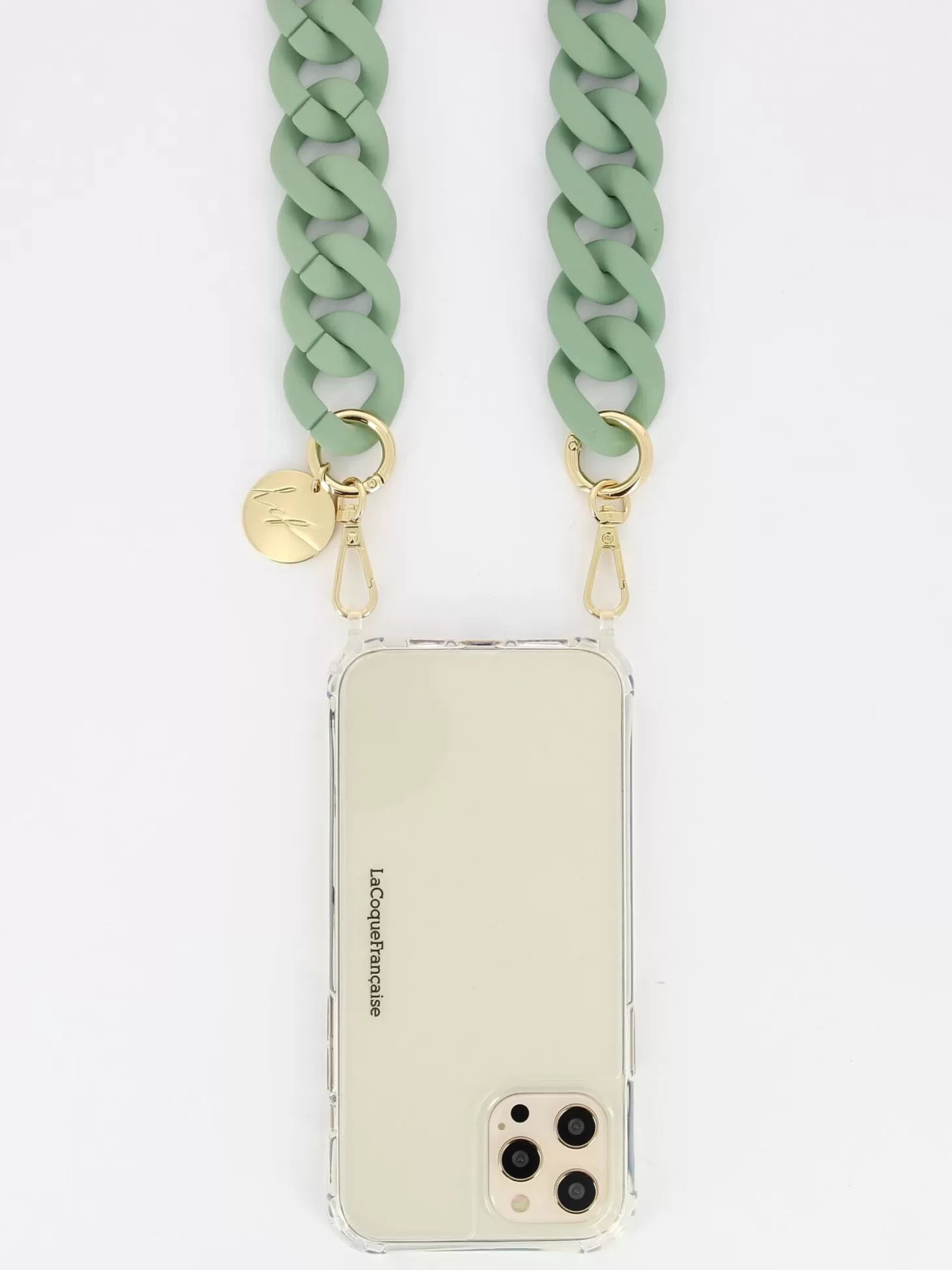 LA COQUE FRANCAISE ALICE PHONE CHAIN MATTE LIGHT GREEN Flash Sale