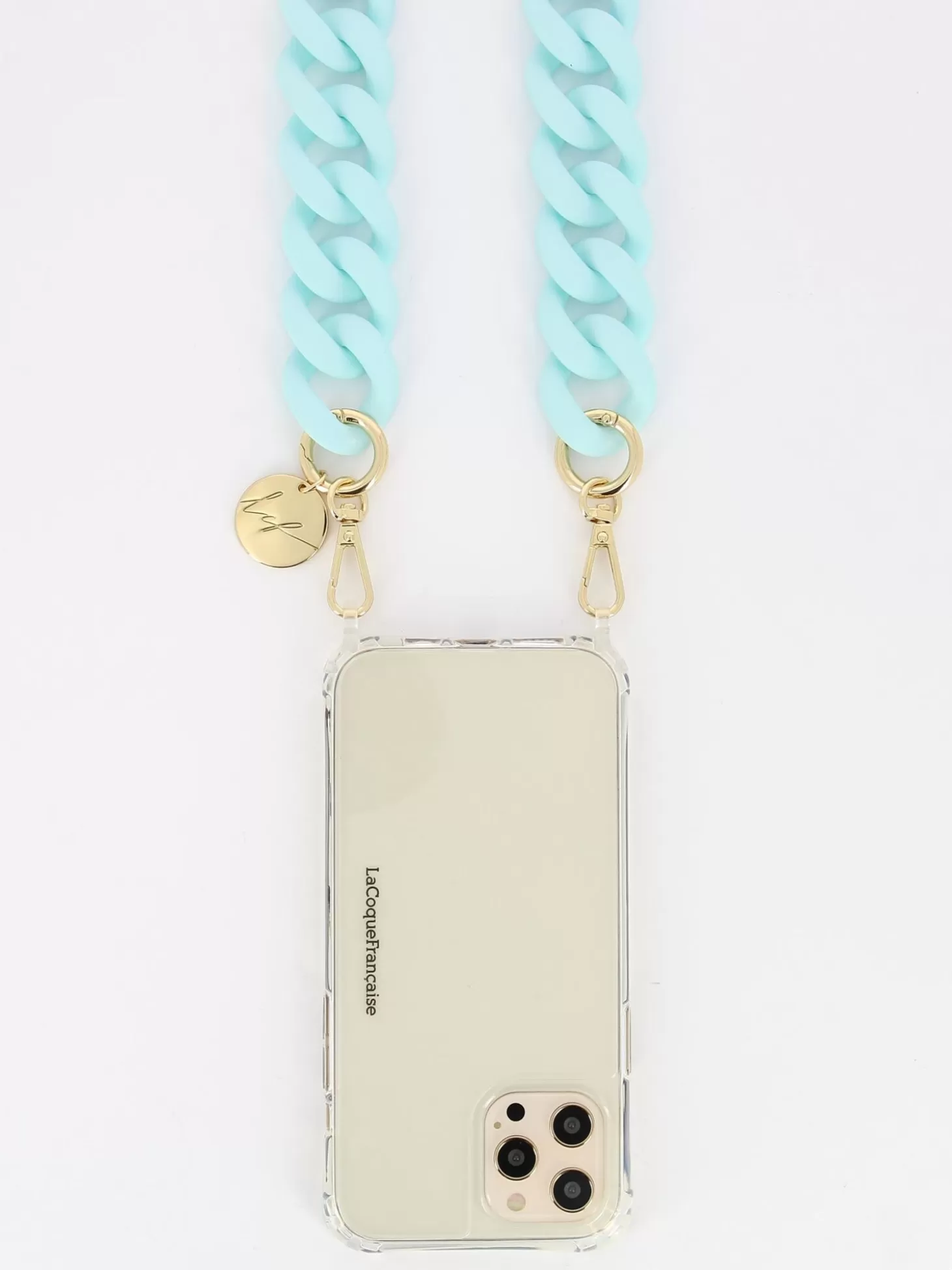 LA COQUE FRANCAISE ALICE PHONE CHAIN MATTE PASTEL BLUE Fashion