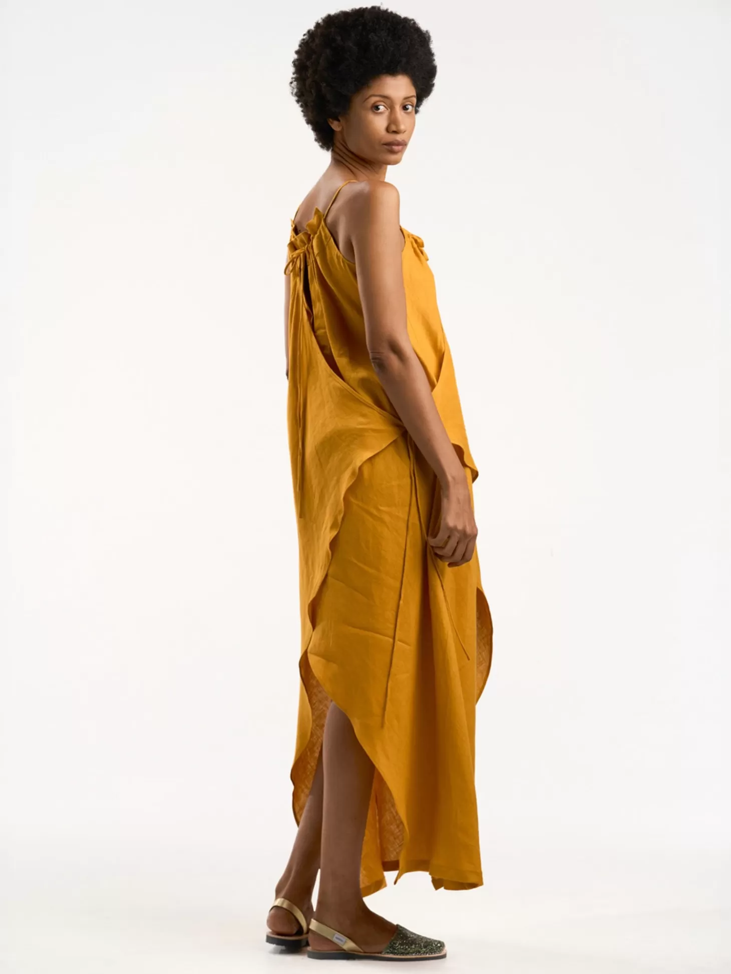 THE CLOTH BEQUIA DRESS OCHRE Shop