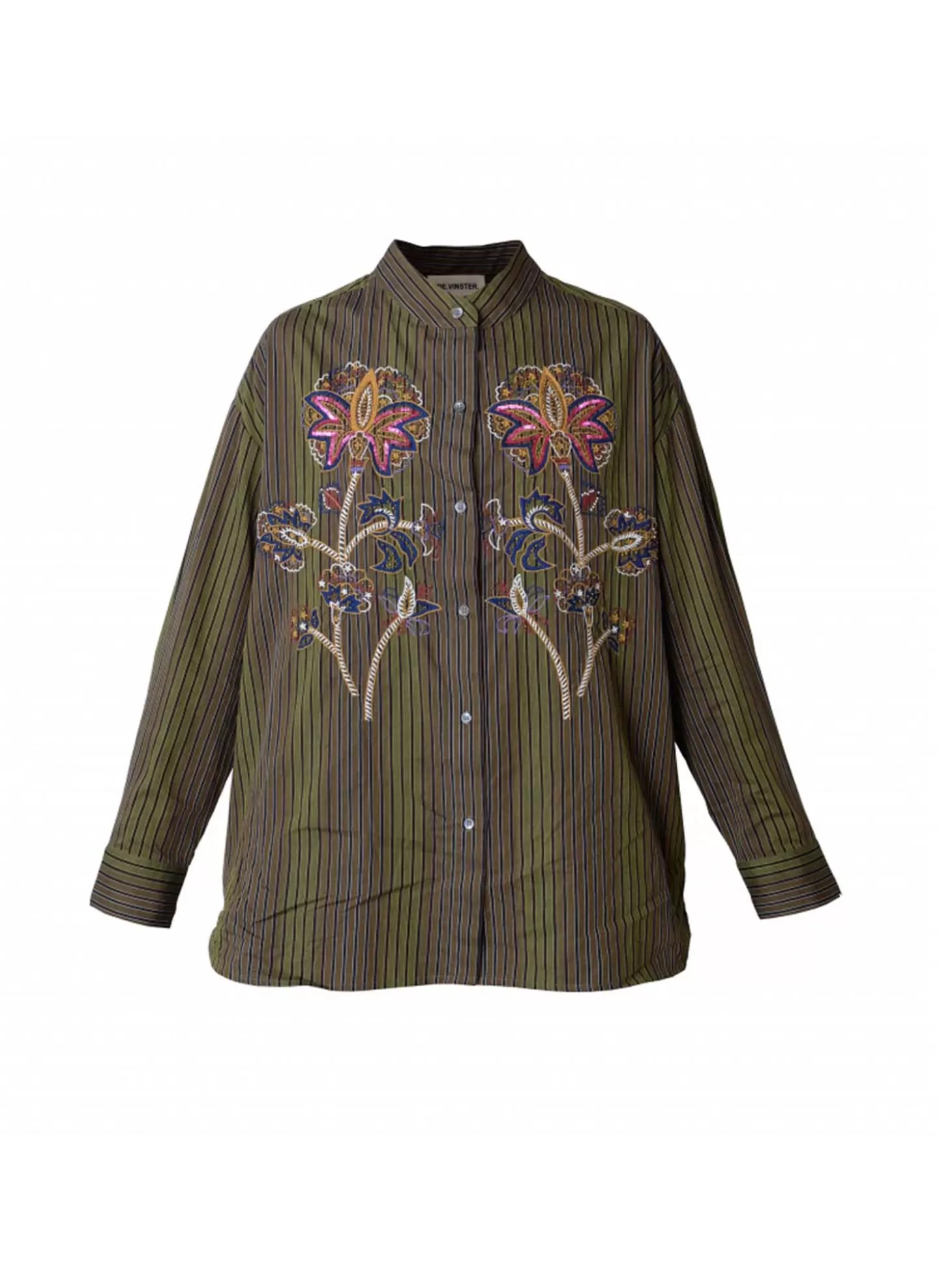 V DE VINSTER BILLIE ROSA SHIRT KHAKI Flash Sale