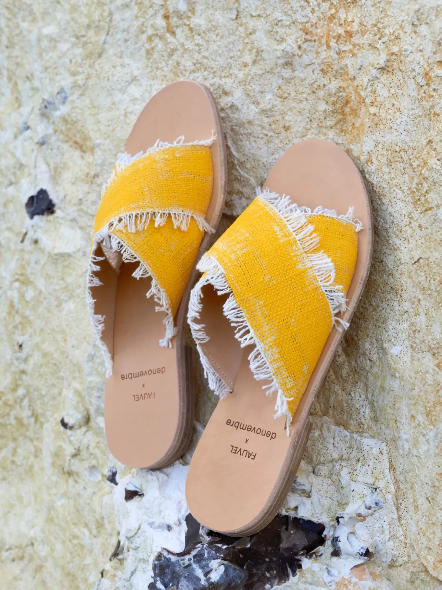 Atelier Fauvel BRUSH YELLOW SANDAL Cheap