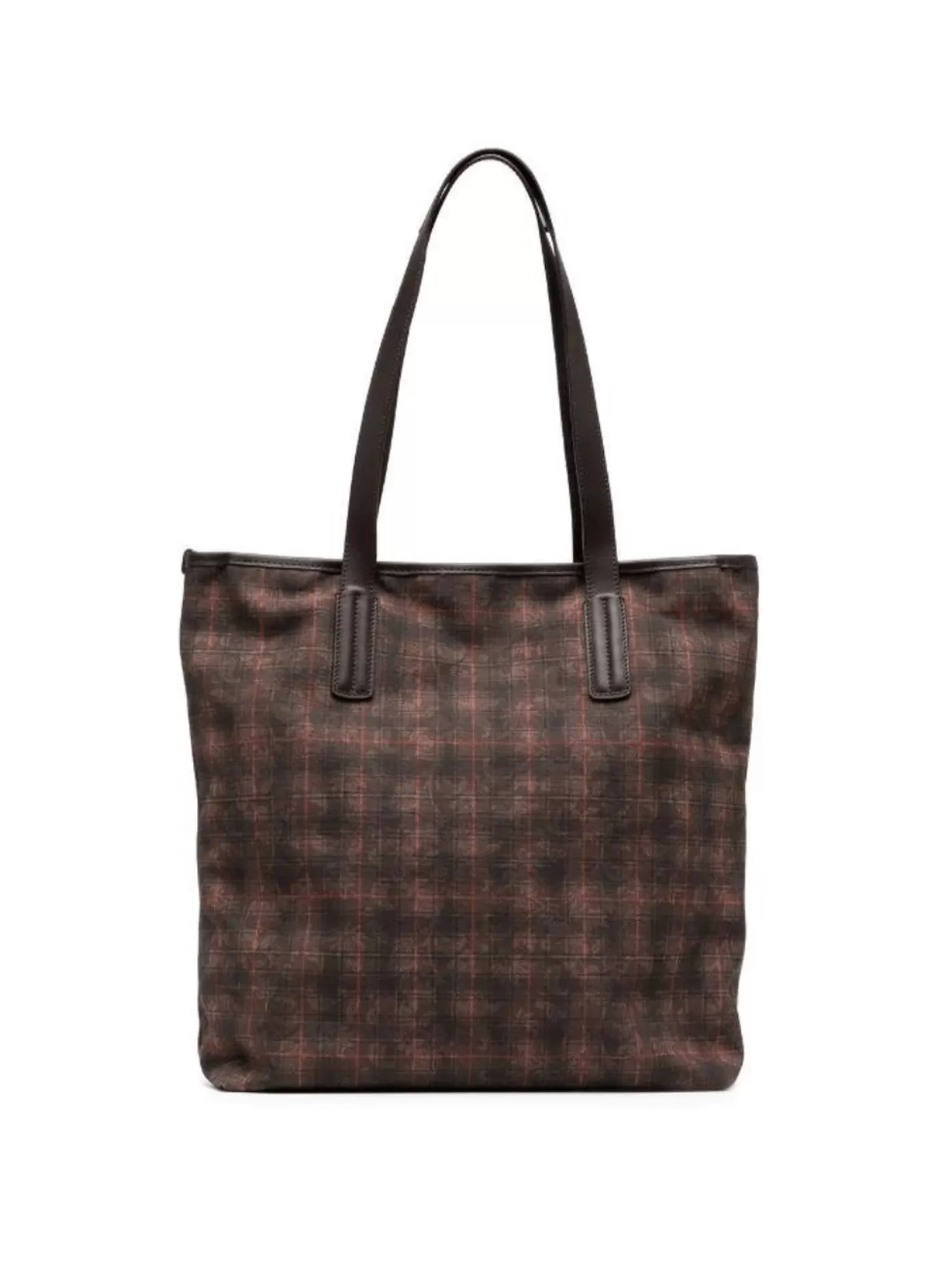 Leathersmith of London CANVAS TARTAN SHOPPER Outlet