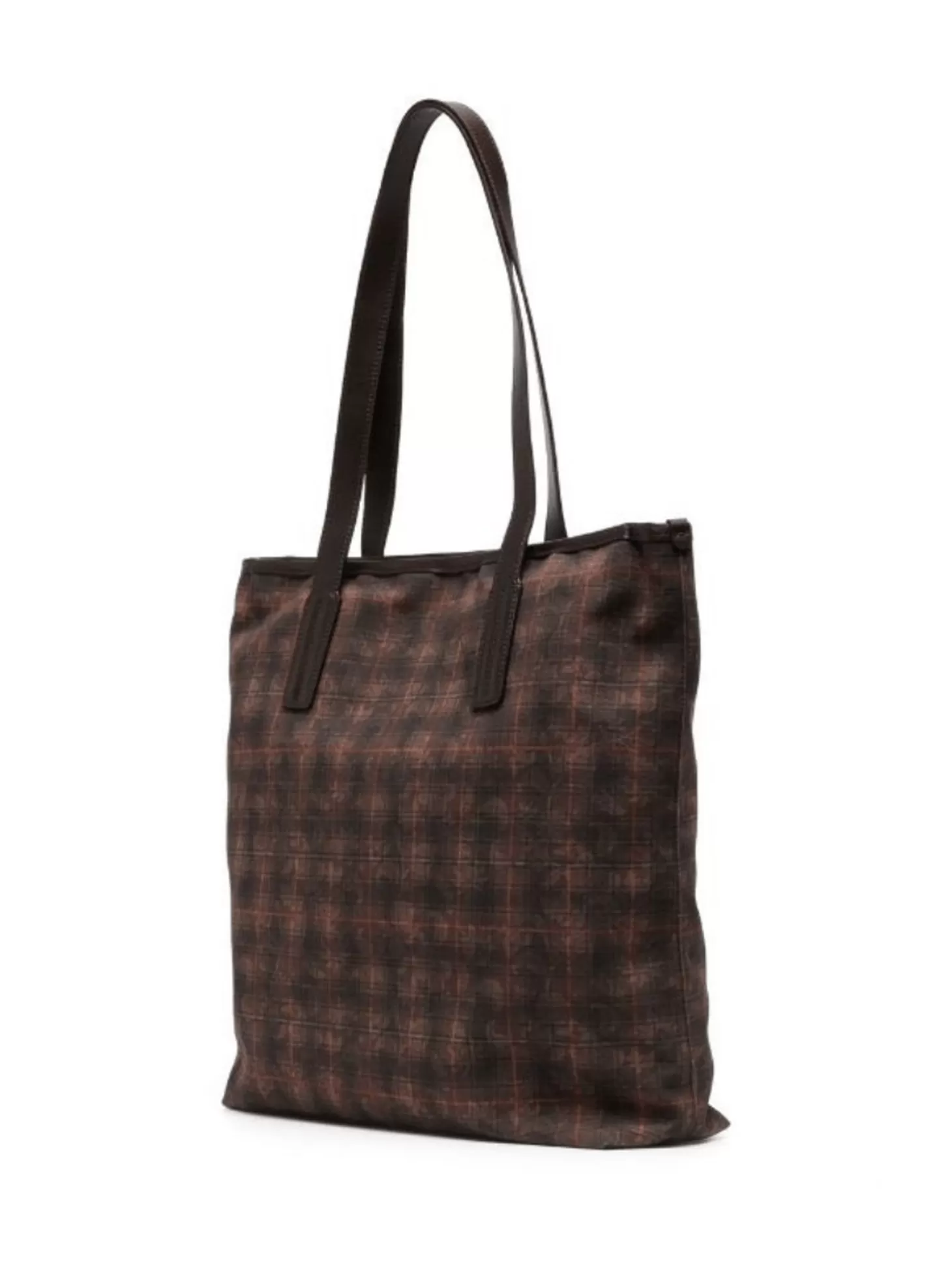 Leathersmith of London CANVAS TARTAN SHOPPER Outlet