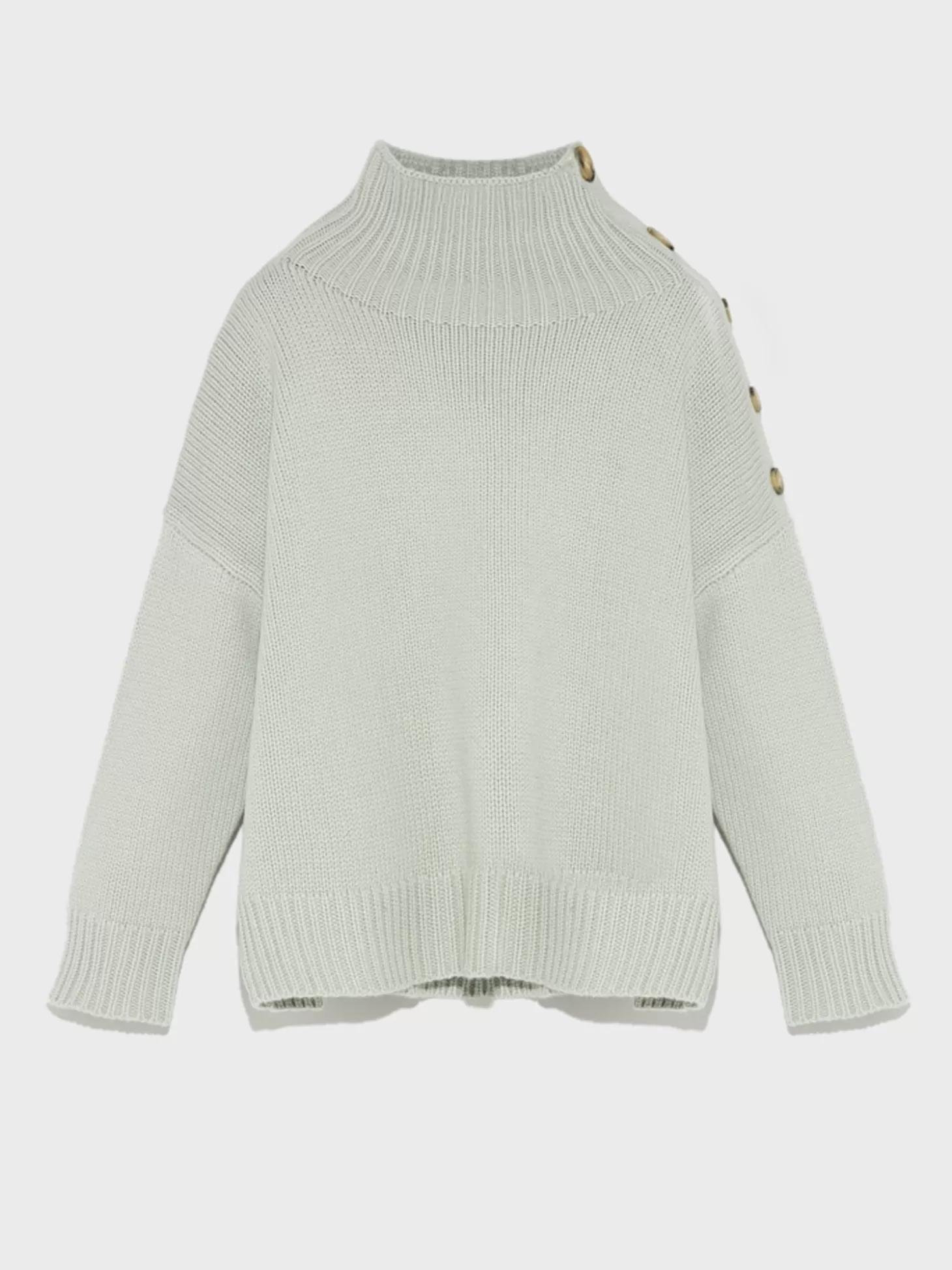 YVES SALOMON CASHMERE WOOL KNIT SAGE Store