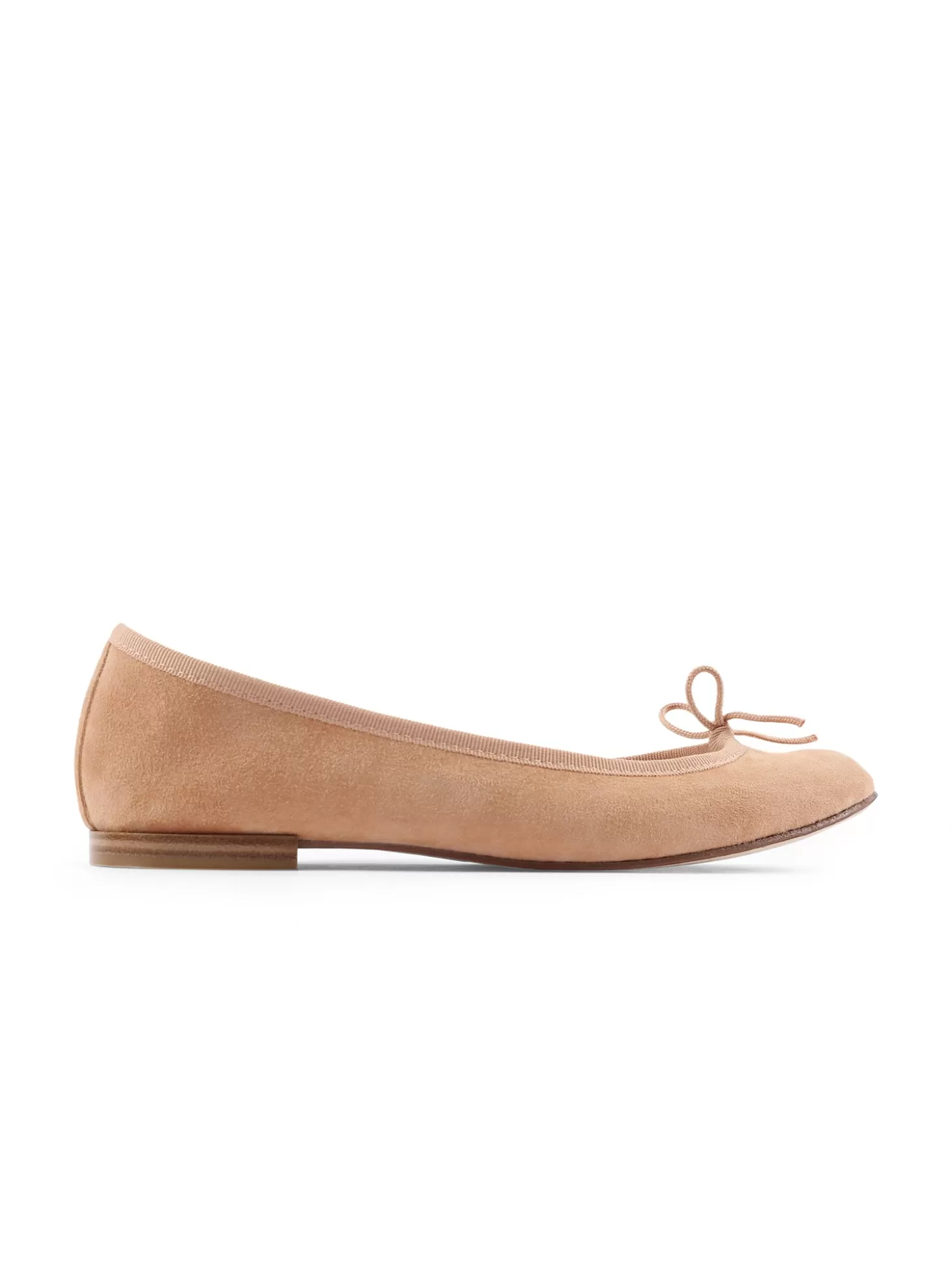 Repetto CENDRILLON SUEDE LEATHER BALLERINA NUDE New