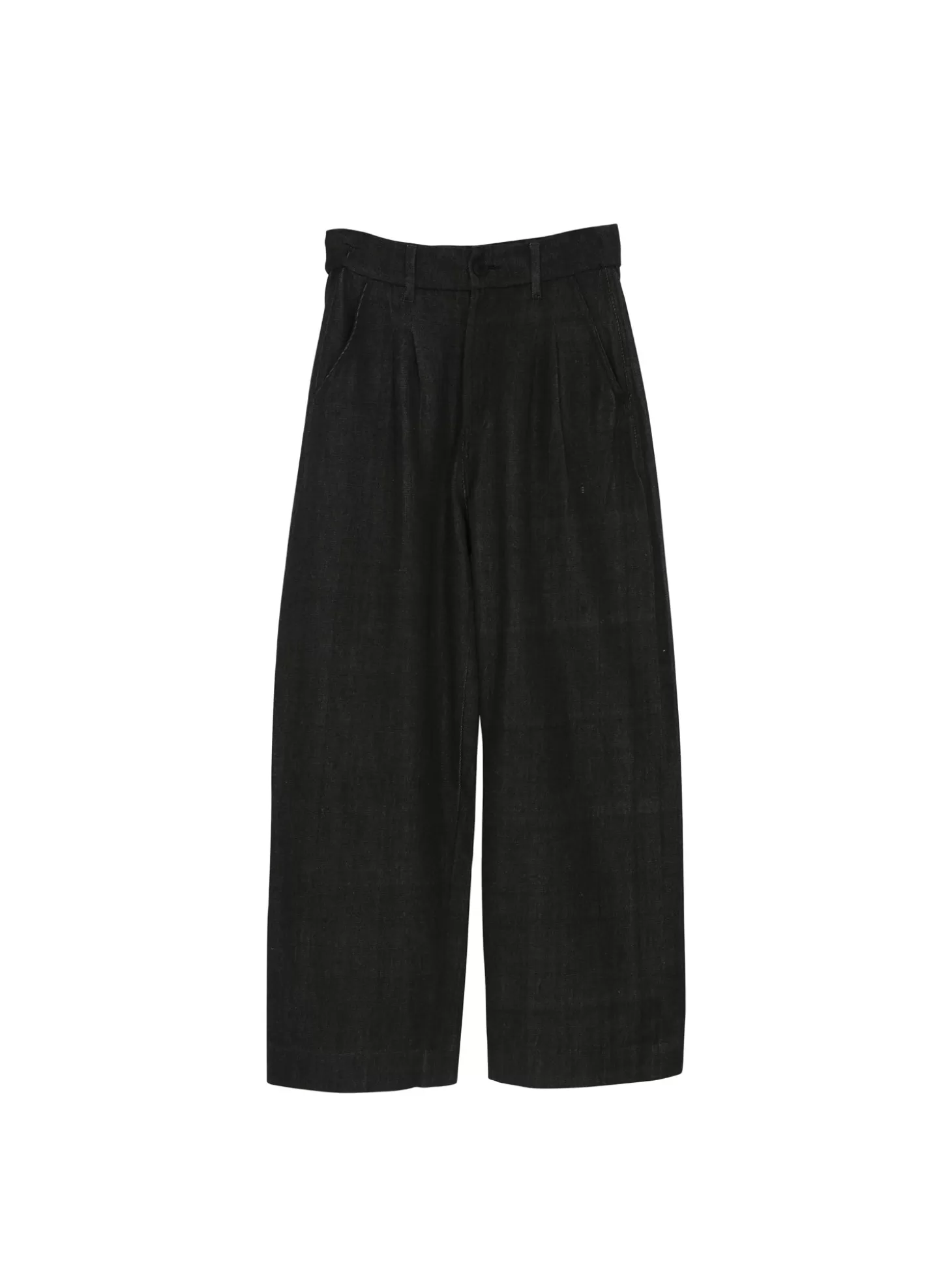 MII Collection COTTON DENIM TROUSER BLACK New