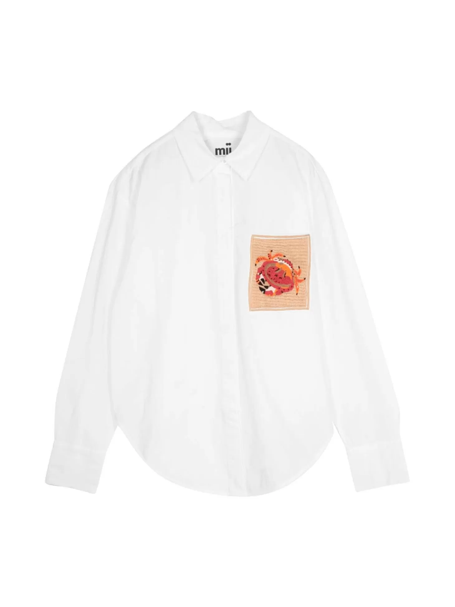 MII COLLECTION COTTON SHIRT MILOU LE CRABE EMBROIDERY Shop