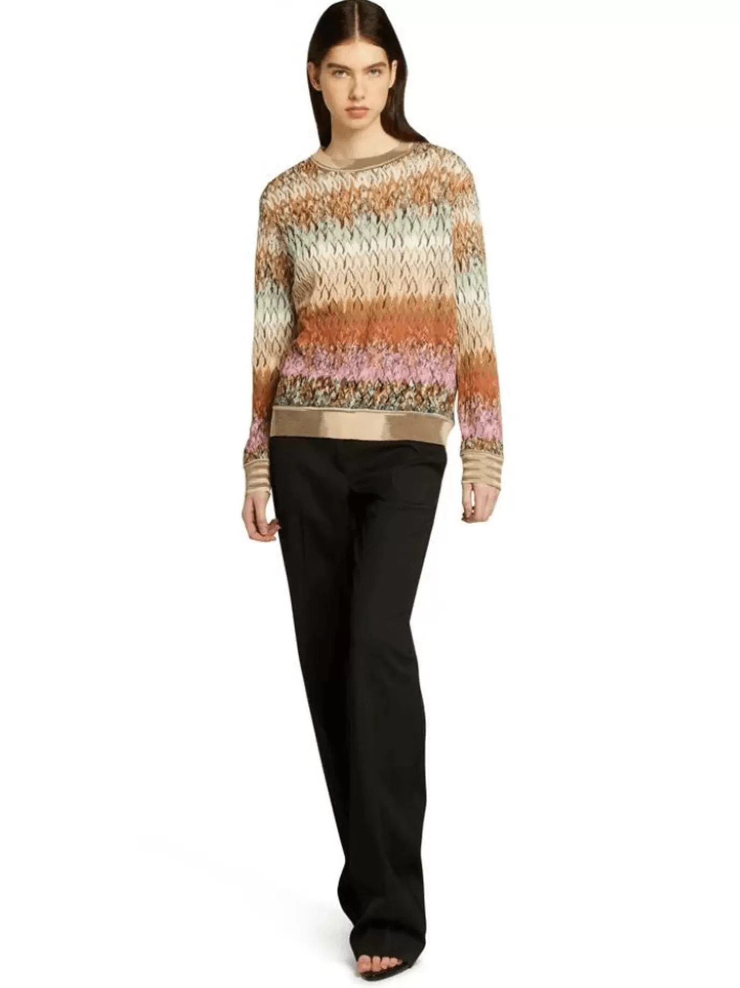 MISSONI CREWNECK SWEATER MULTI Best