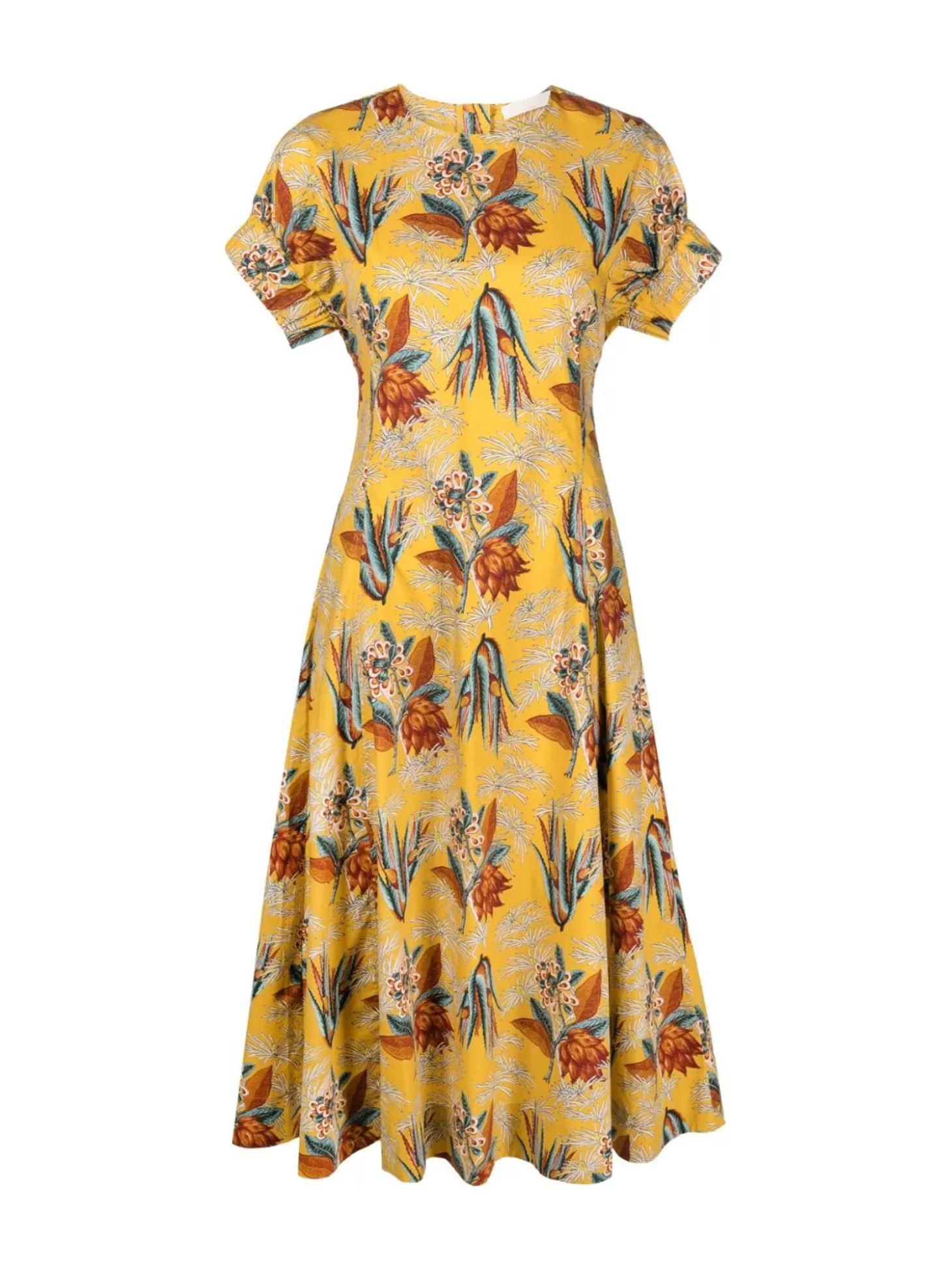 ULLA JOHNSON DEVON DRESS MARIGOLD MULTI Store