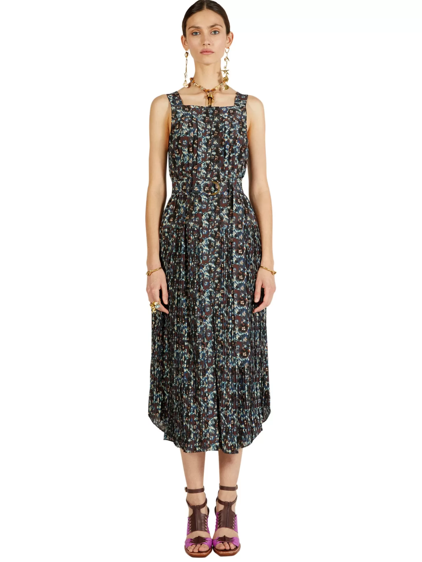 Ulla Johnson DIONI SILK DRESS Outlet