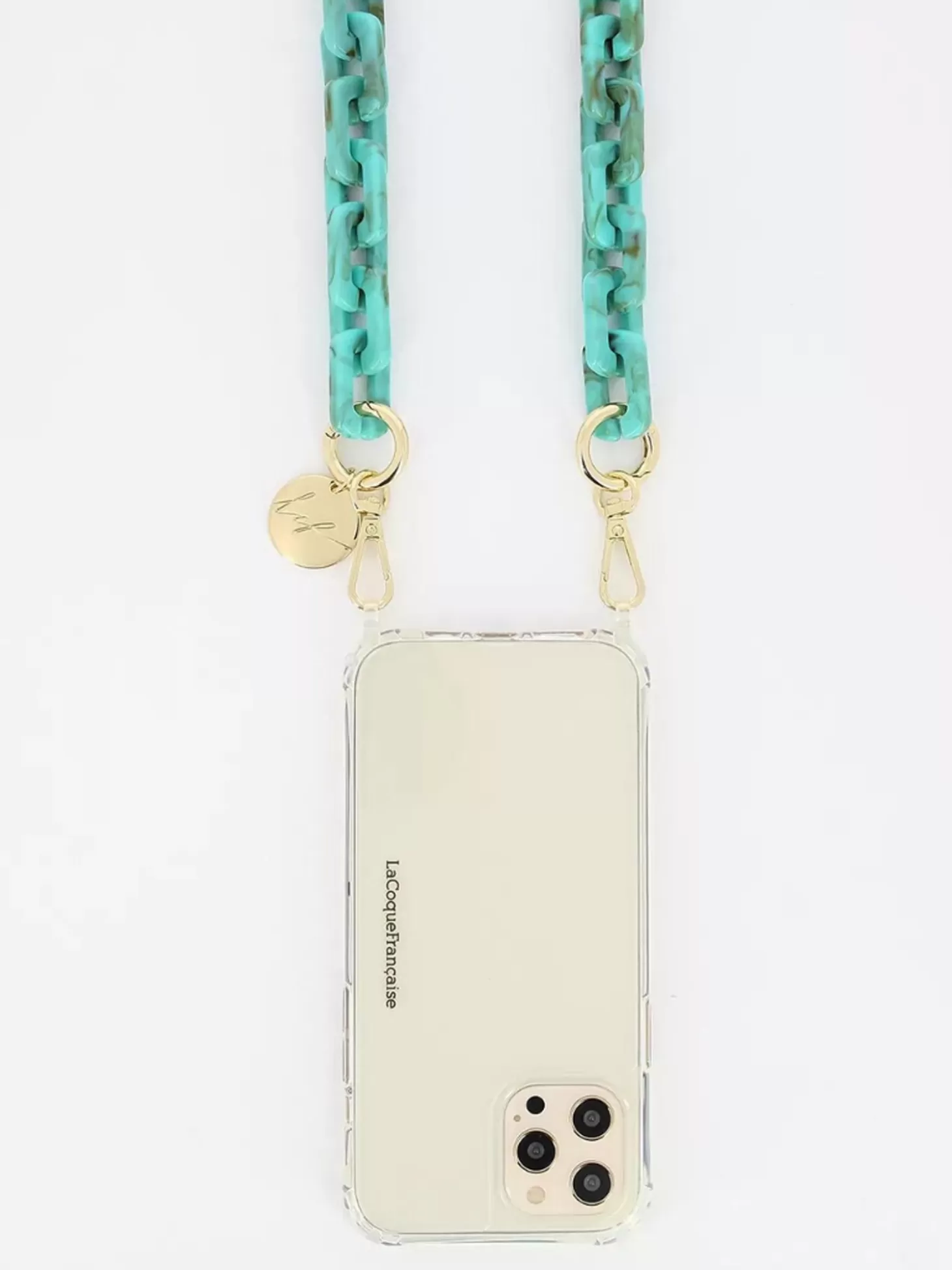 LA COQUE FRANCAISE EMMY MARBLED TURQUOISE Shop