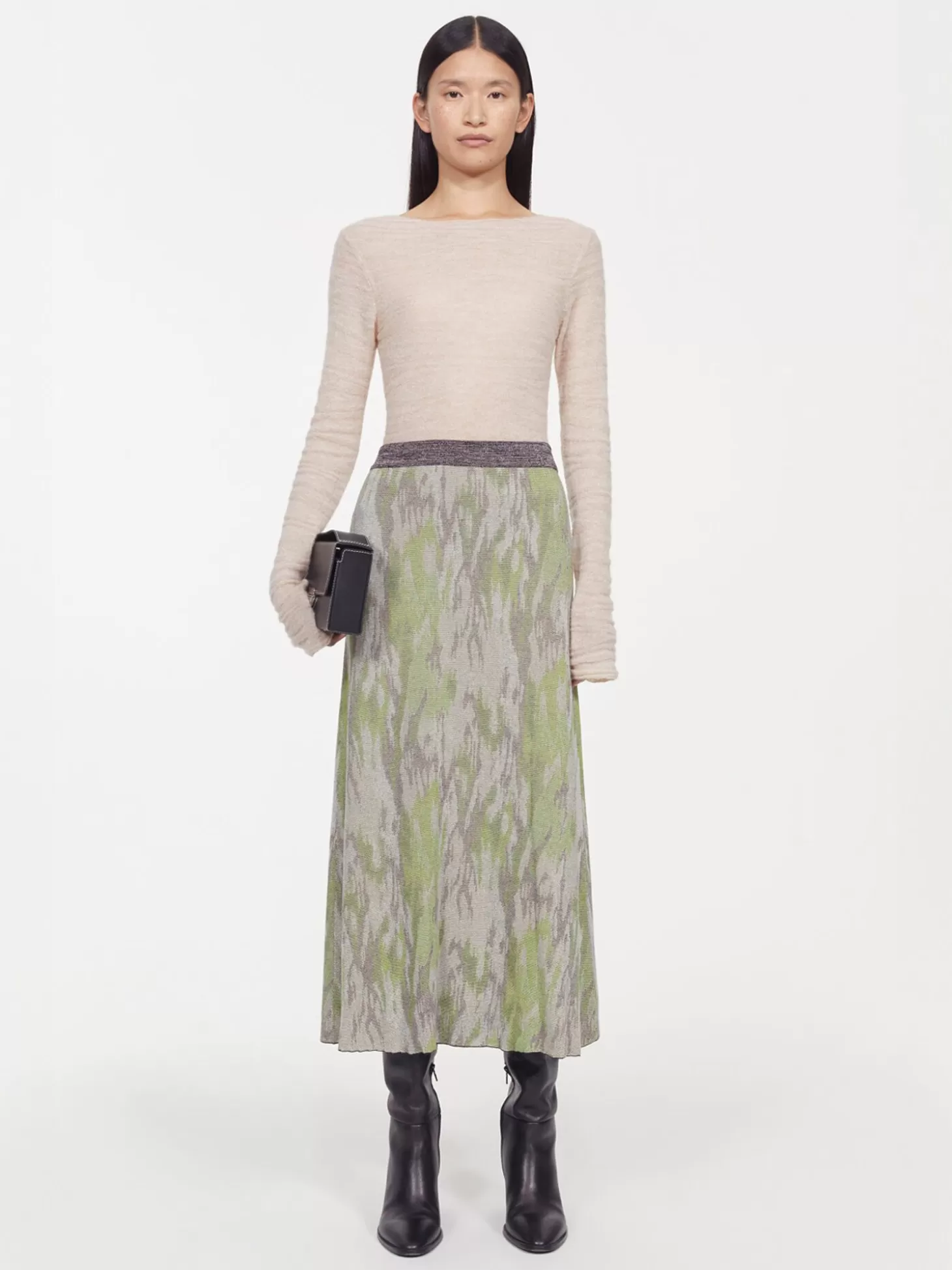 RODEBJER FLORA JAQUARD KNITTED SKIRT Best