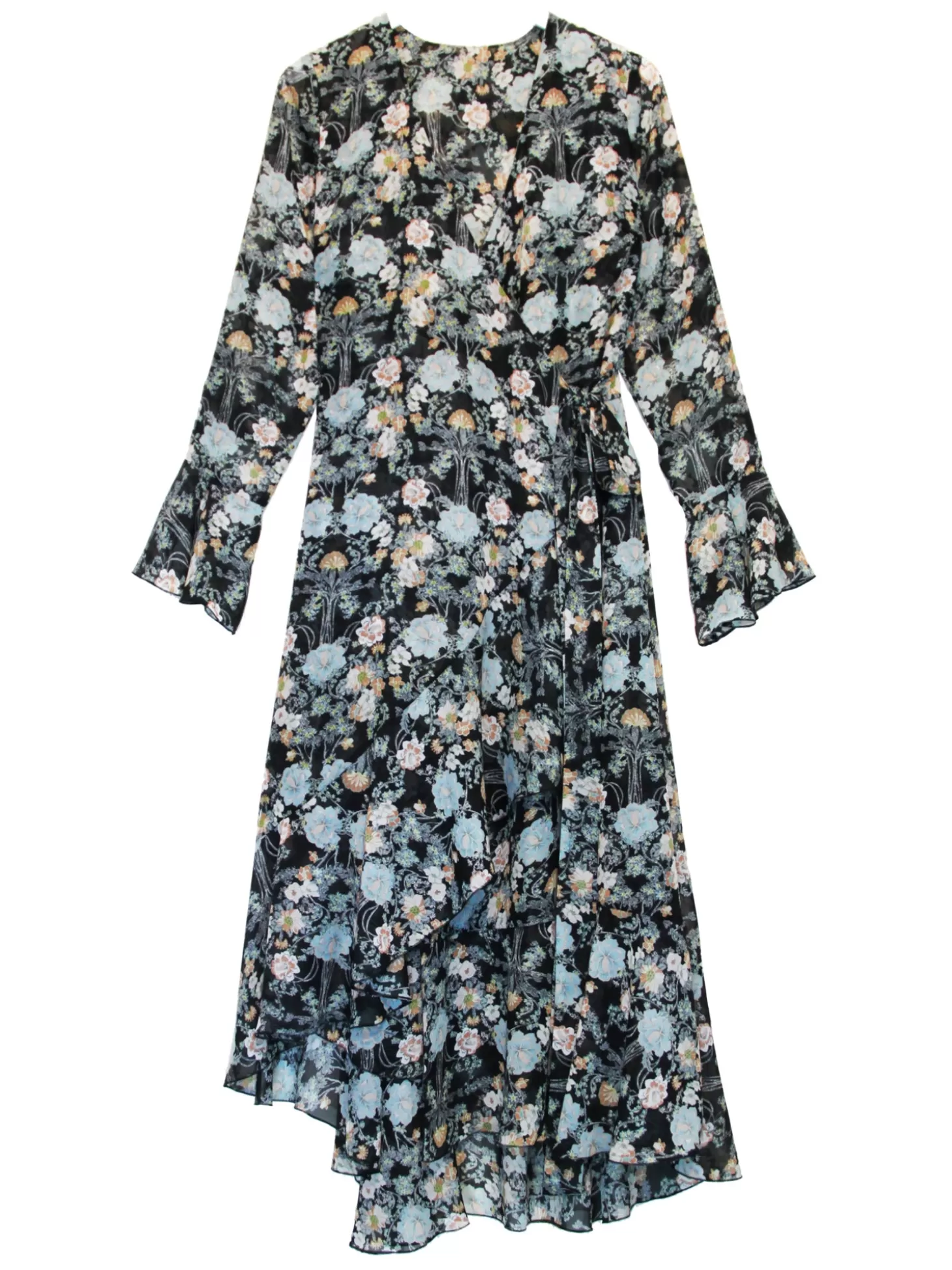 Poustovit FLORAL WRAP DRESS Hot