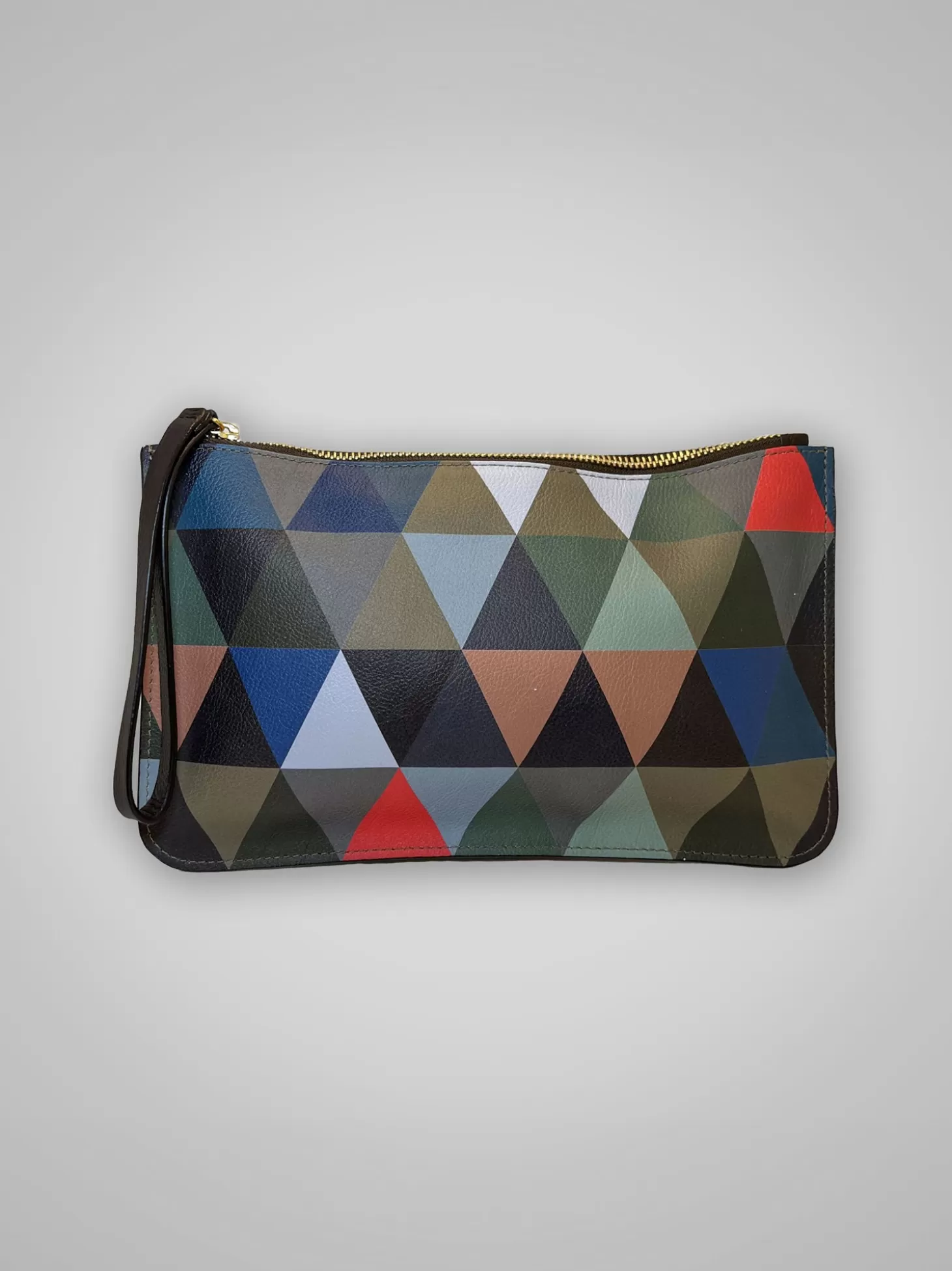 Leathersmith of London GEOMETRIC PRINT PURSE Hot