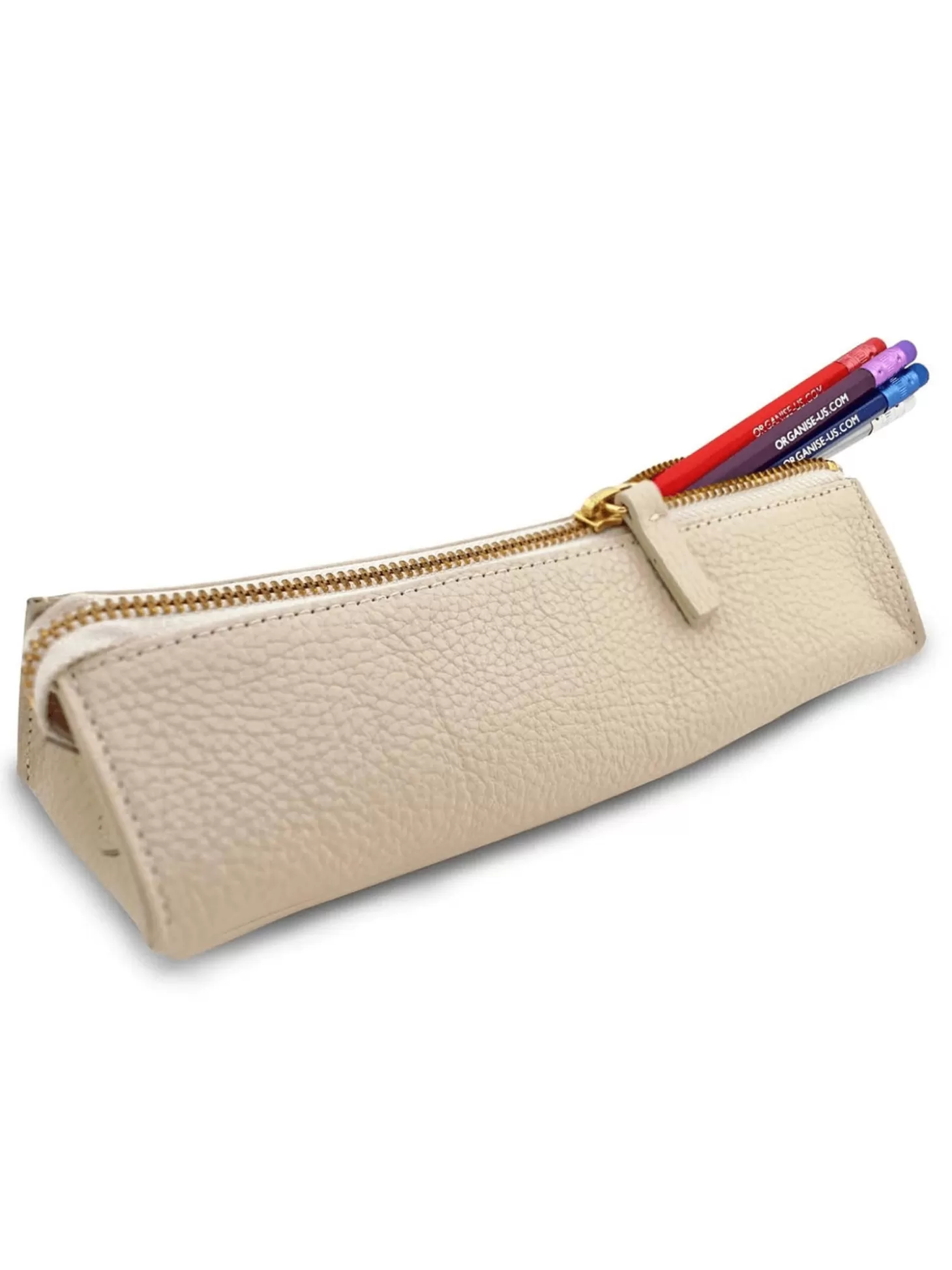 ORGANISE-US HENRIETTA PENCIL CASE CREAM Sale