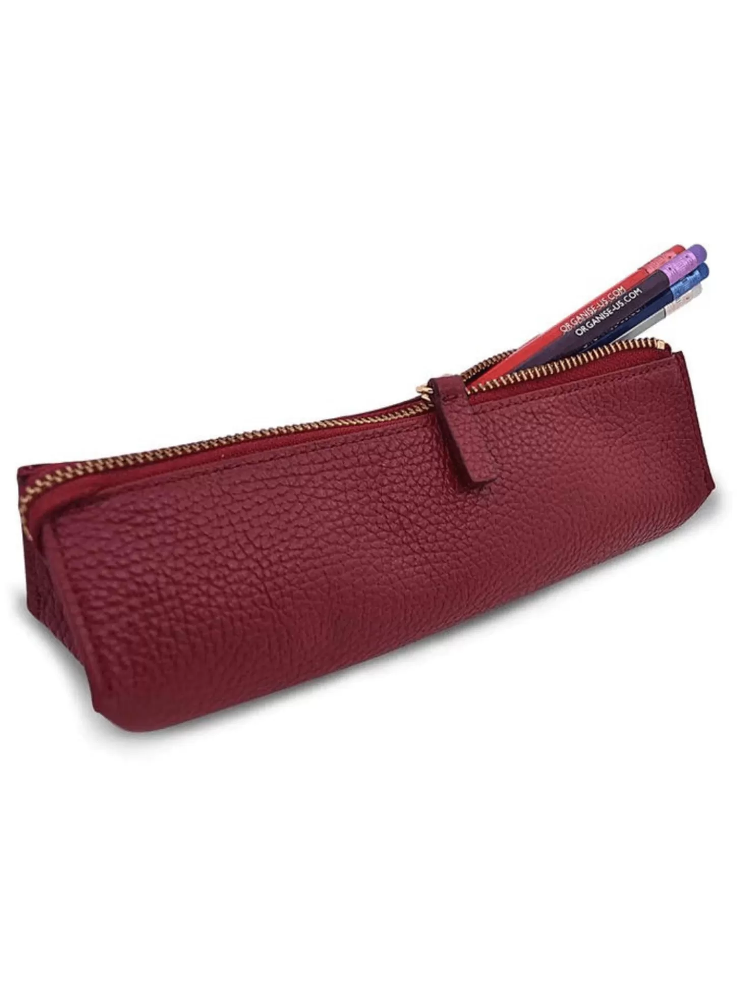 ORGANISE-US HENRIETTA PENCIL CASE DARK RED Shop