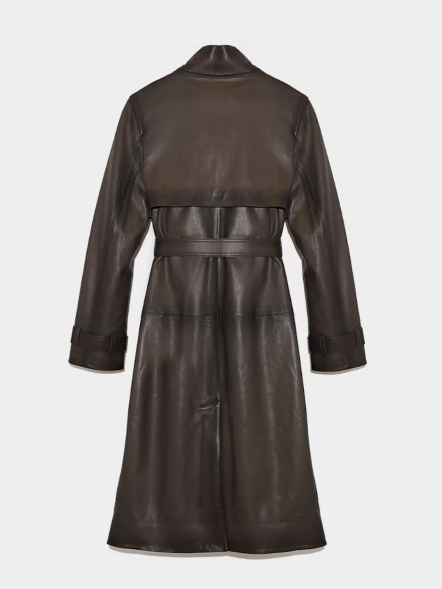 Yves Salomon LAMB LEATHER LONG COAT Cheap