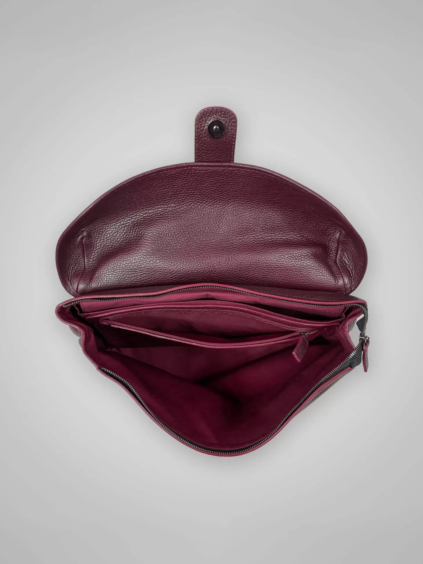 Leathersmith of London LEATHER MESSENGER BAG BURGUNDY Store