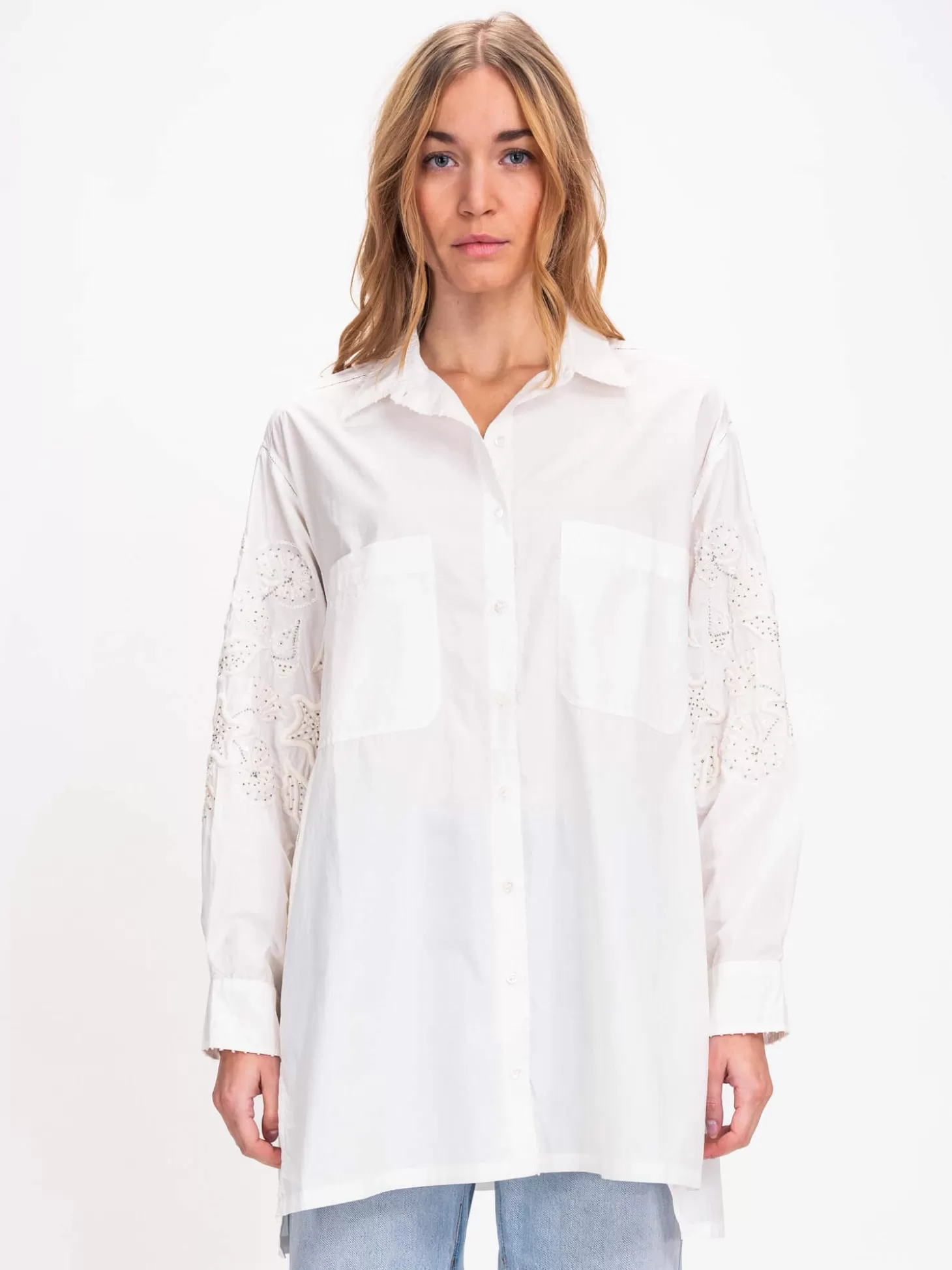 V DE VINSTER OCEANE SHIRT WHITE Best Sale