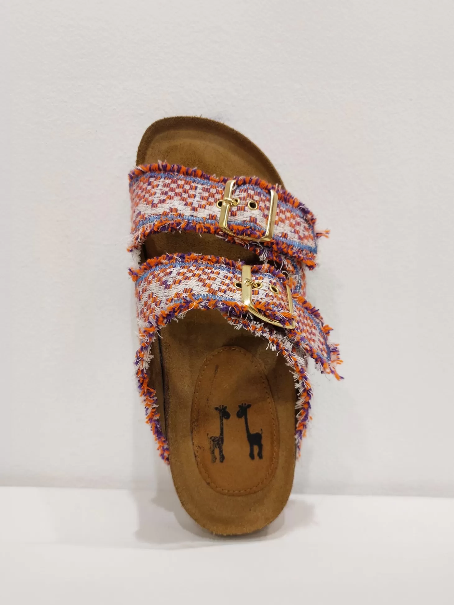 NINALEUCA ORANGE BLUE SANDALS Clearance