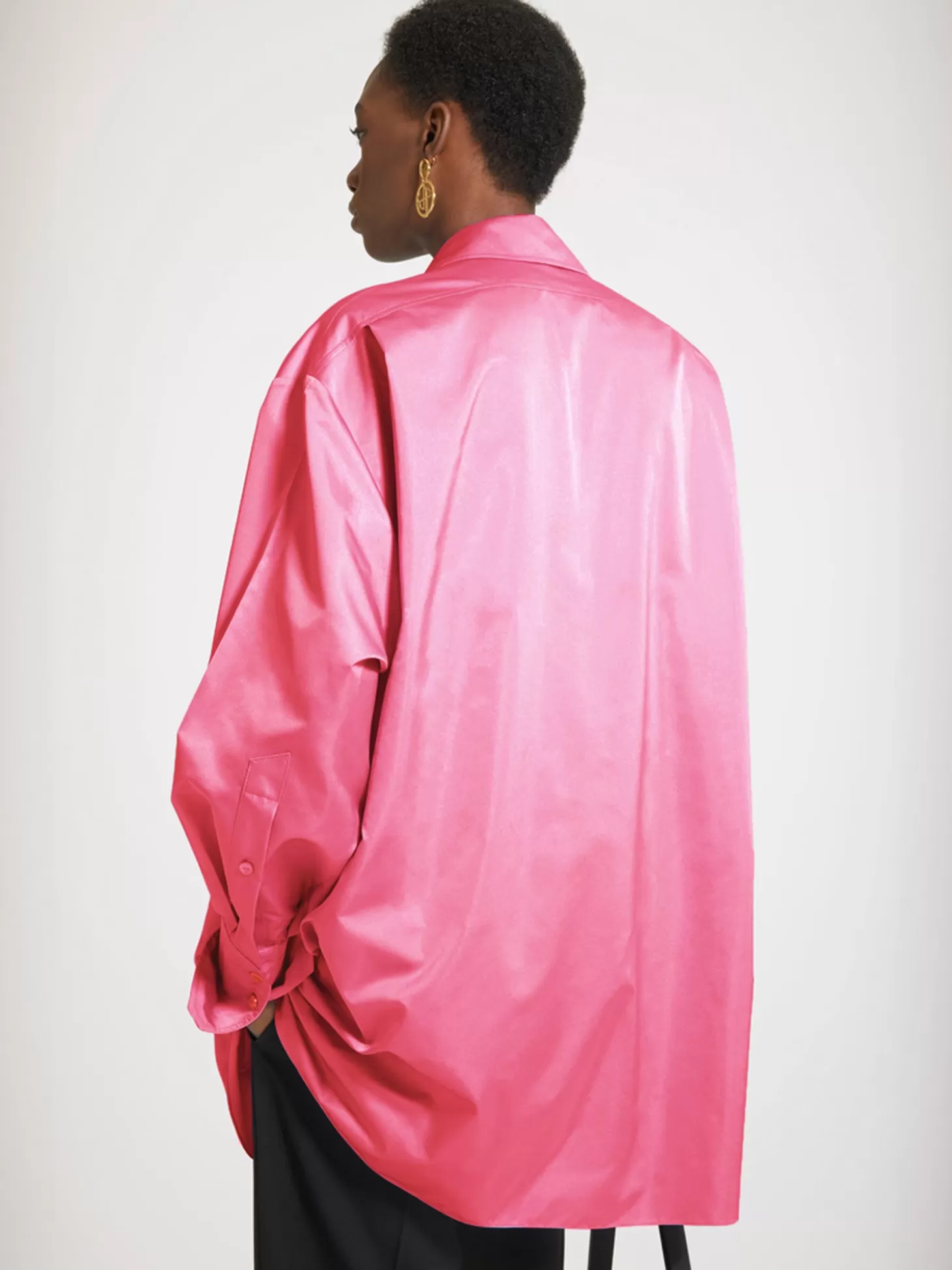 PATOU OVERSIZED SHIRT PINK Flash Sale