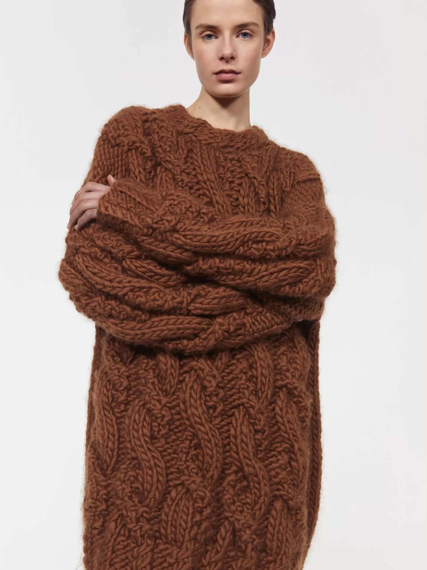 RODEBJER PEETERS CABLE KNIT UMBER Best Sale