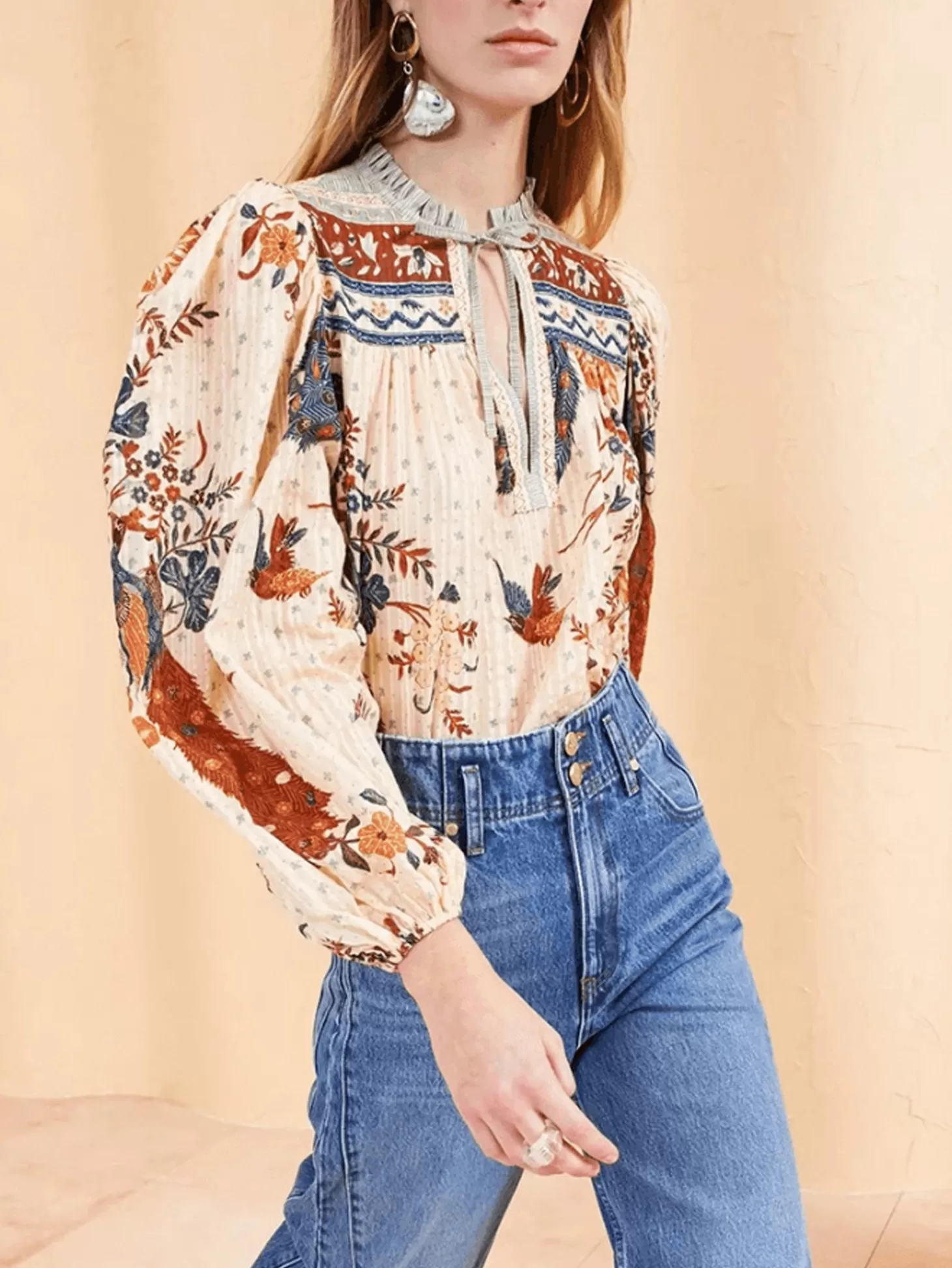 ULLA JOHNSON RANA BLOUSE Best