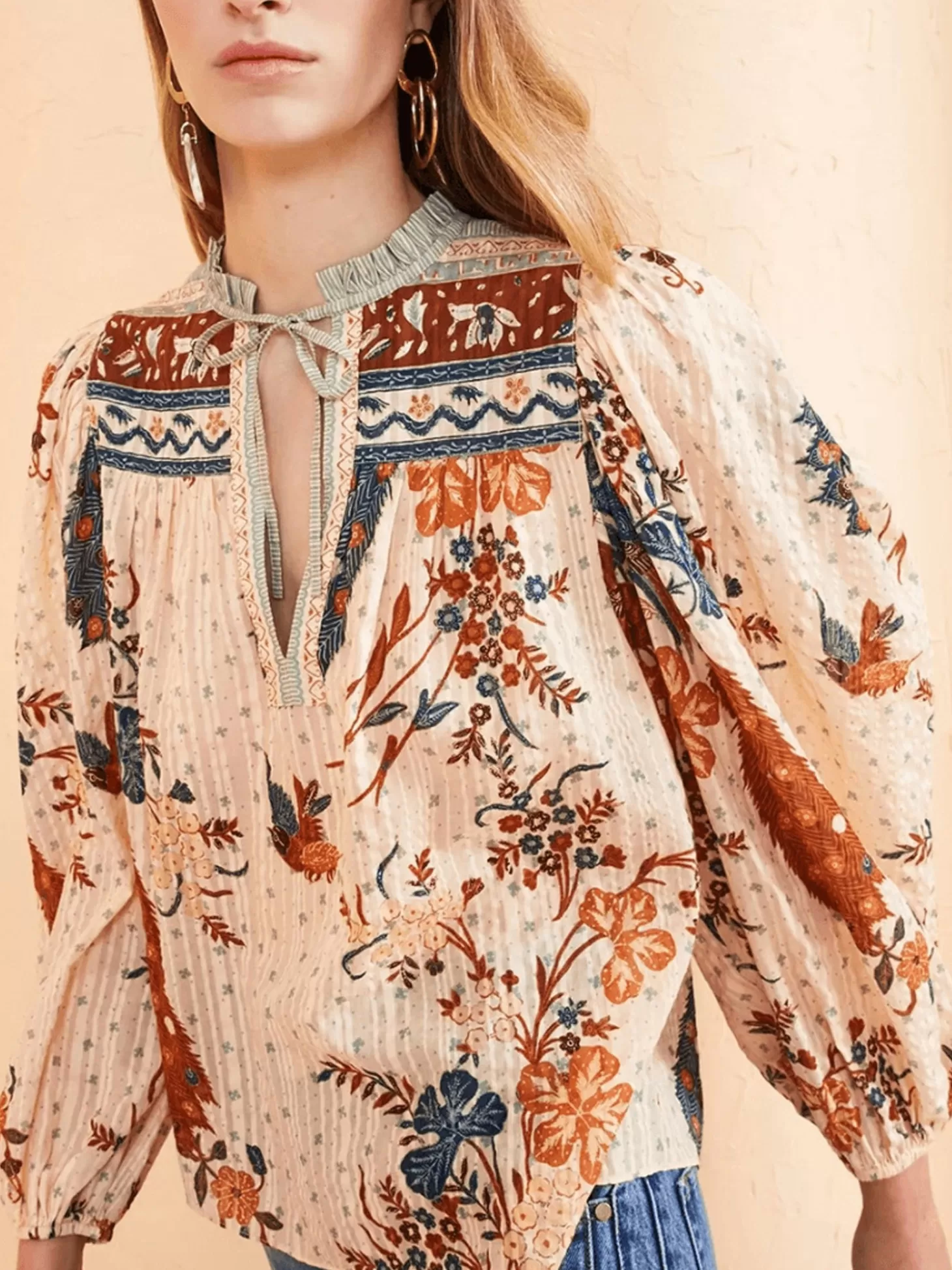 ULLA JOHNSON RANA BLOUSE Best