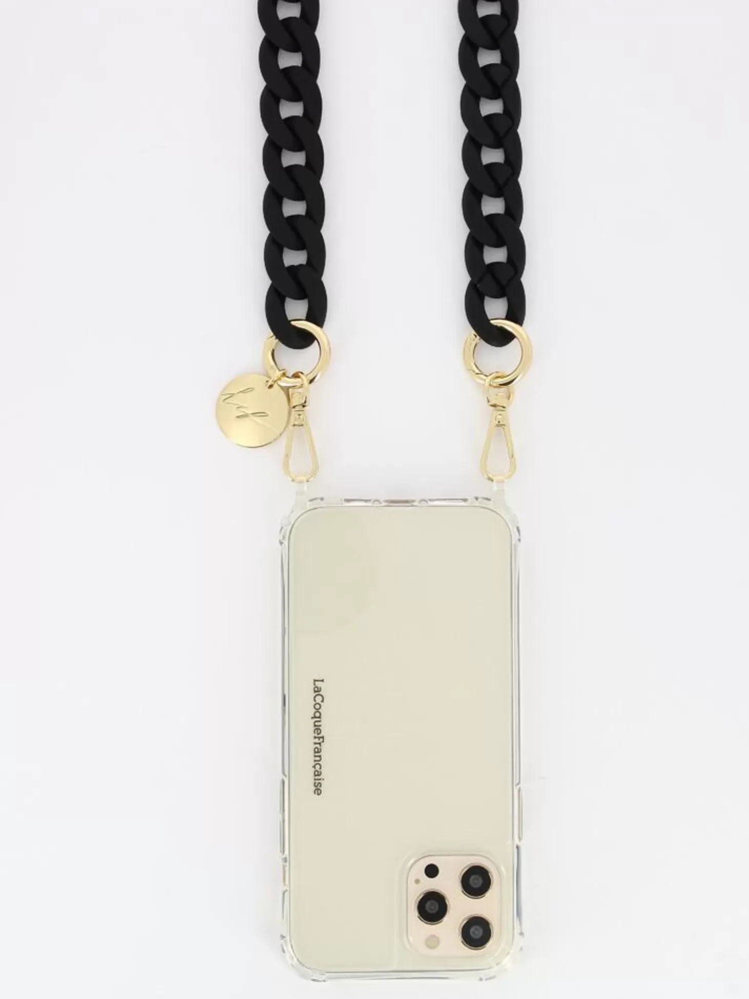 LA COQUE FRANCAISE SARAH PHONE CHAIN MATTE BLACK Outlet