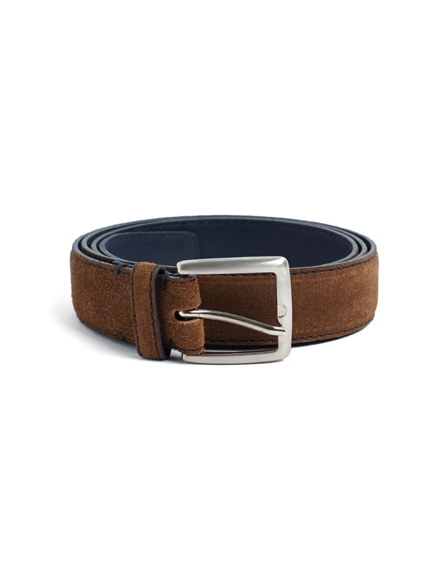 Leathersmith of London SUEDE BELT BROWN Online