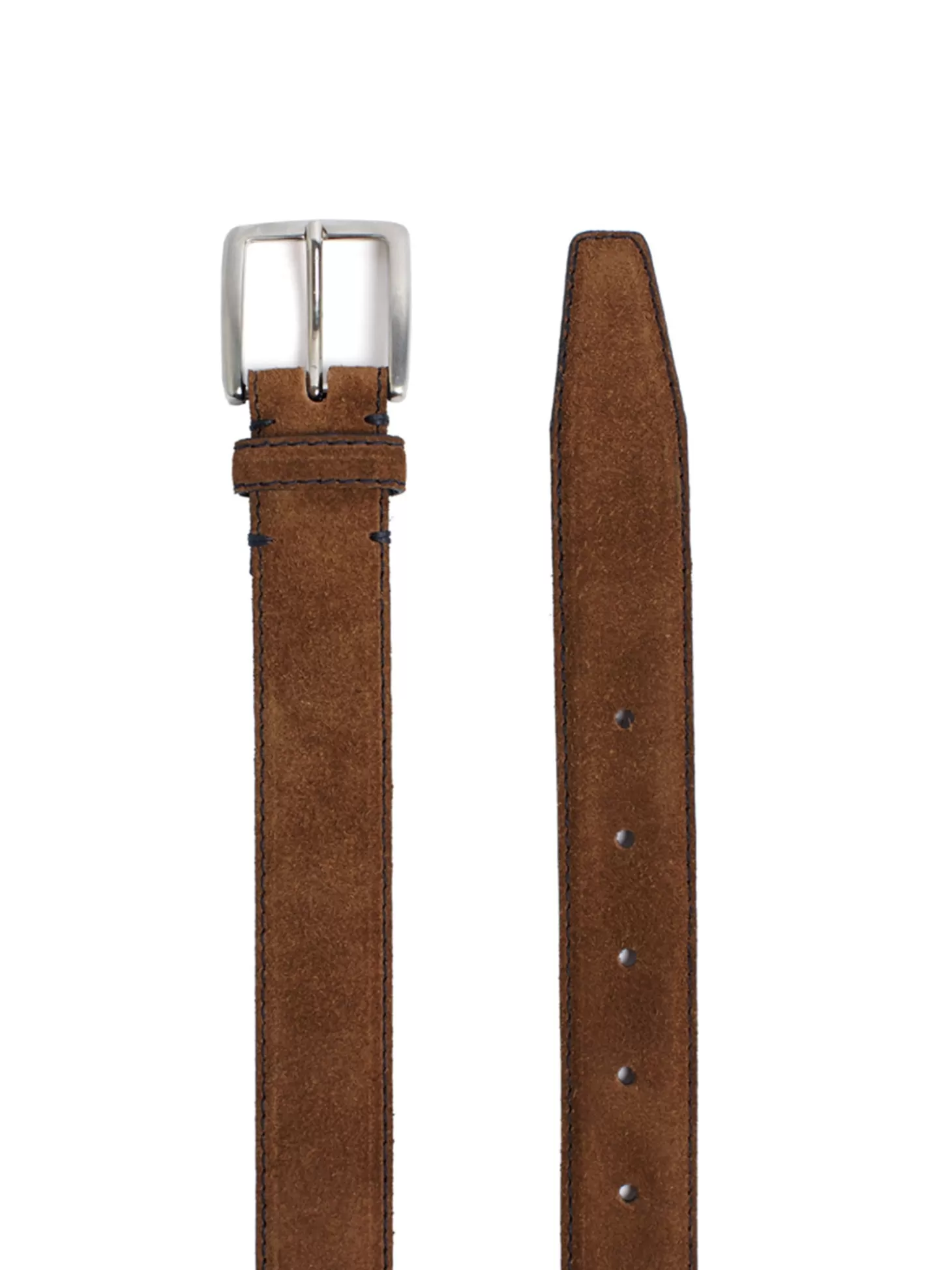 Leathersmith of London SUEDE BELT BROWN Online