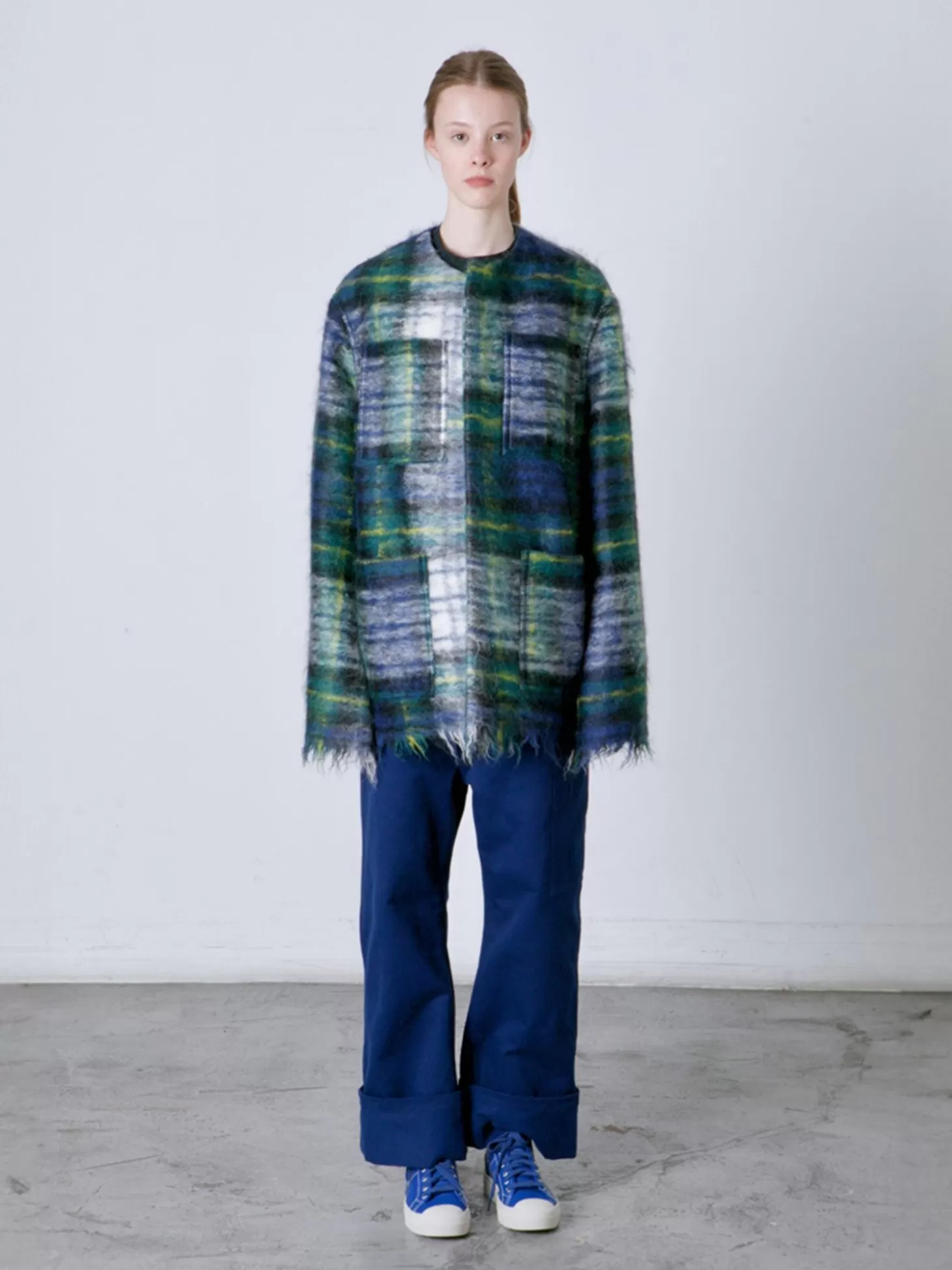 Sofie D'Hoore TARTAN GREEN COAT Sale