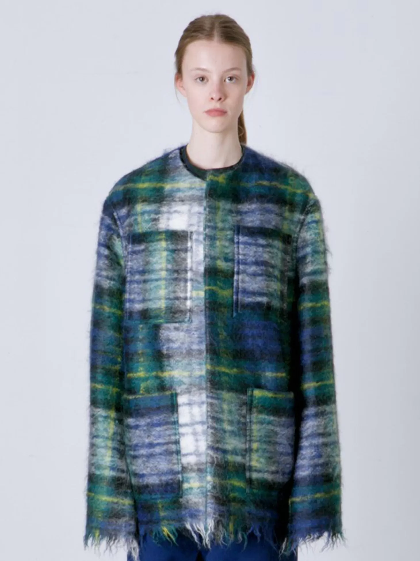 Sofie D'Hoore TARTAN GREEN COAT Sale