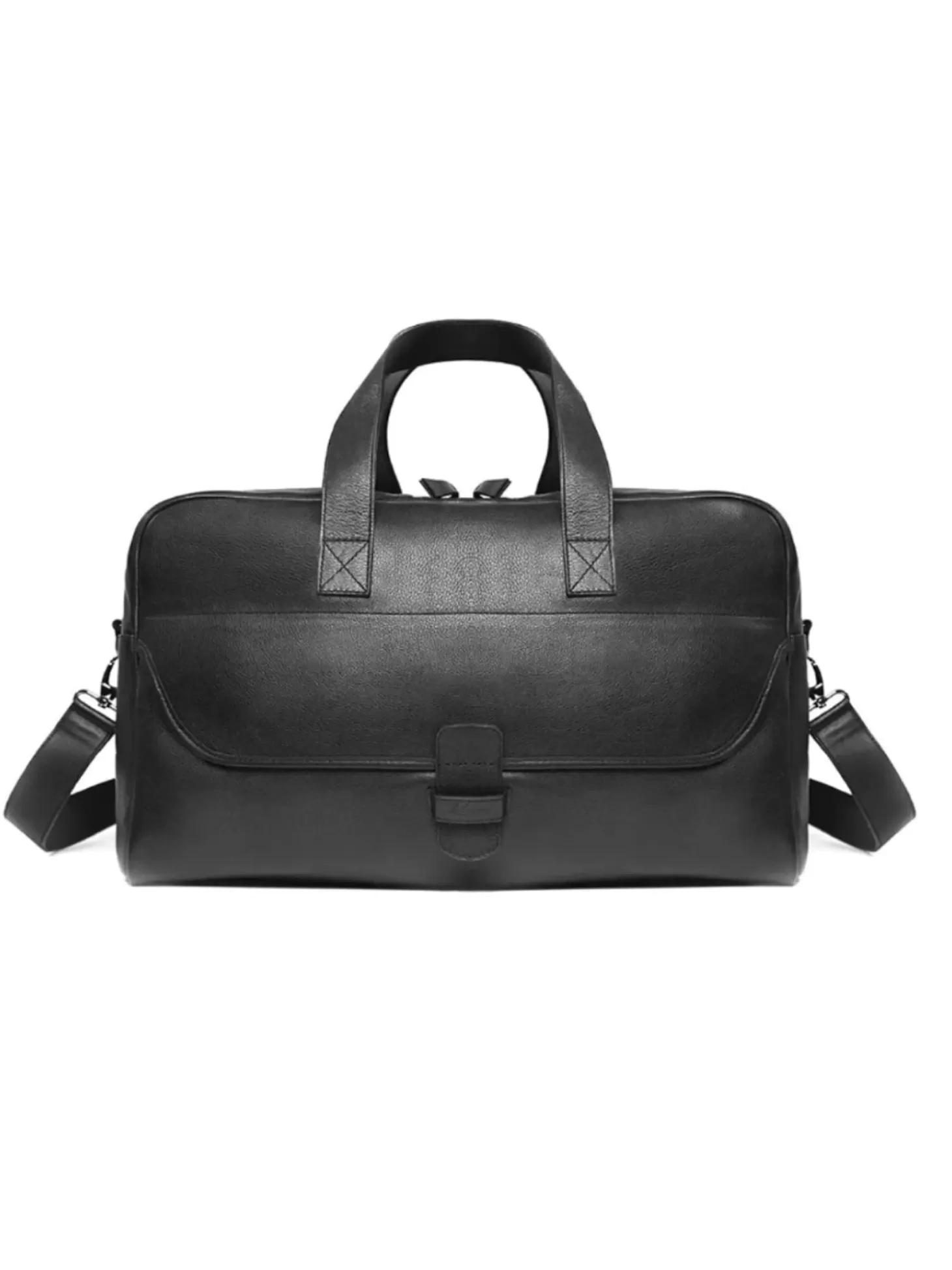 Leathersmith of London WEEKENDER BAG LEATHER BLACK Discount