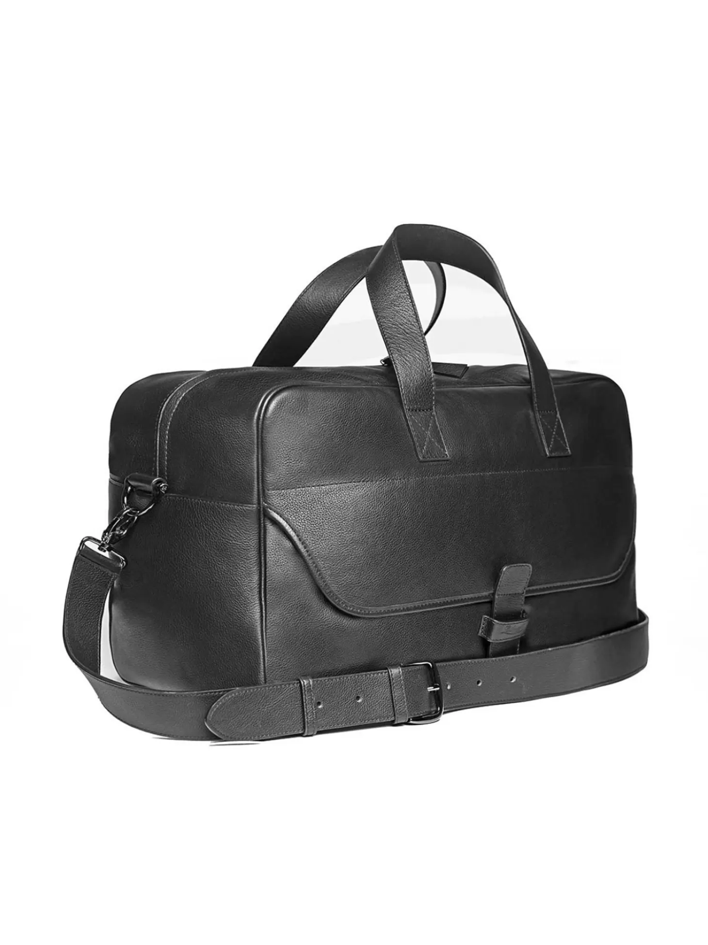 Leathersmith of London WEEKENDER BAG LEATHER BLACK Discount