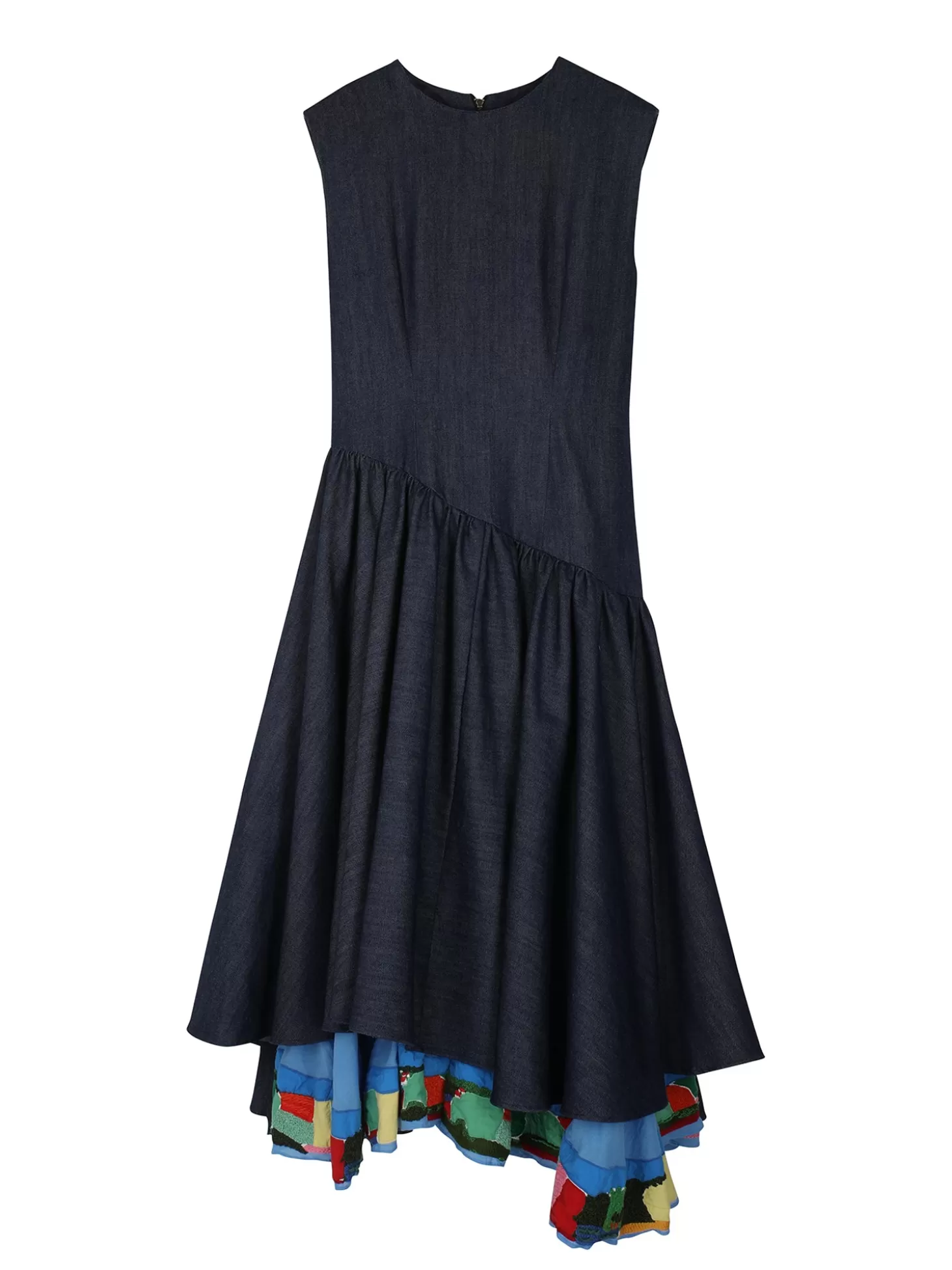 MII COLLECTION YOUNA DRESS BLUE Cheap