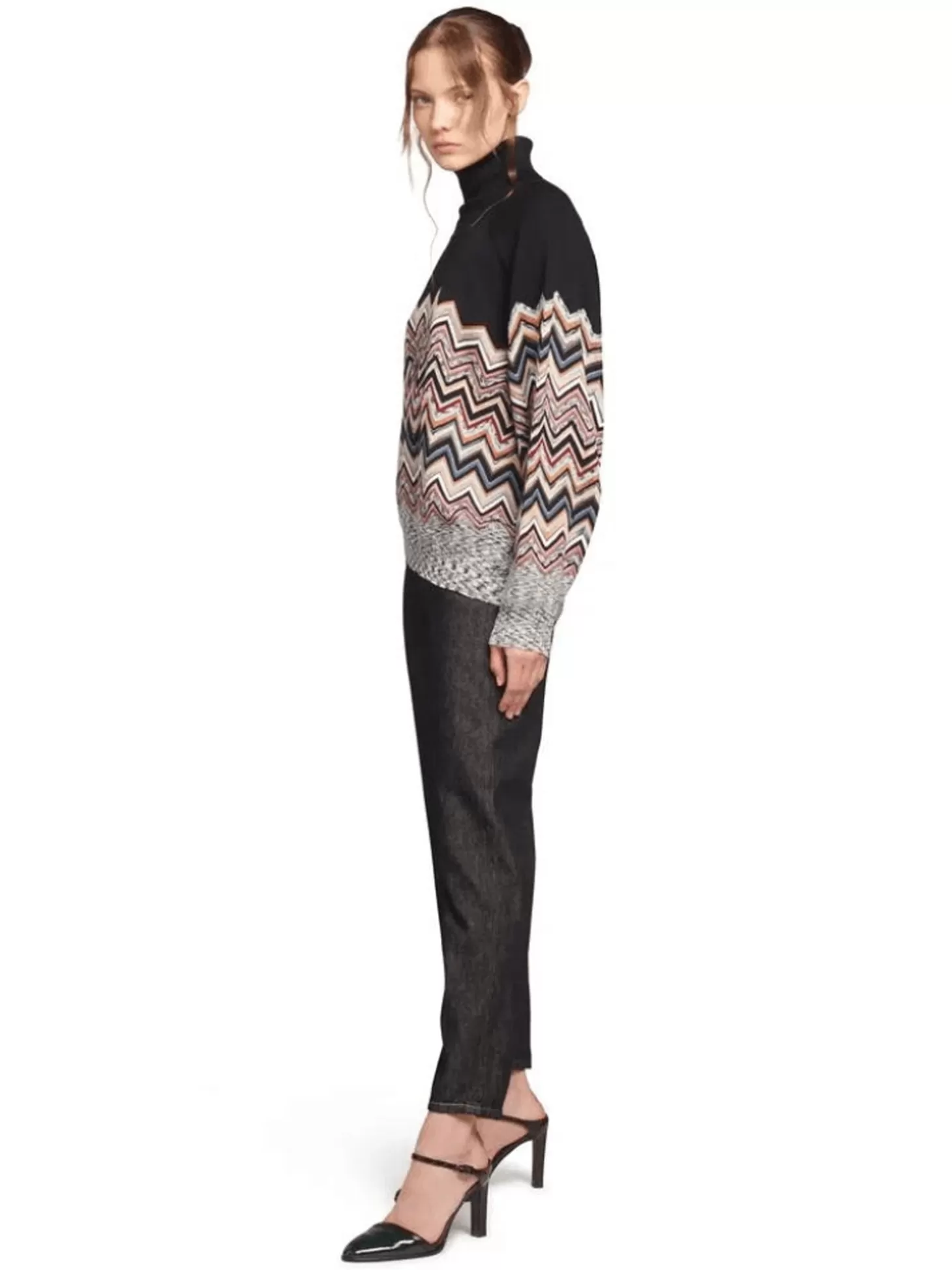 MISSONI ZIGZAG SWEATER BLACK MULTI Best